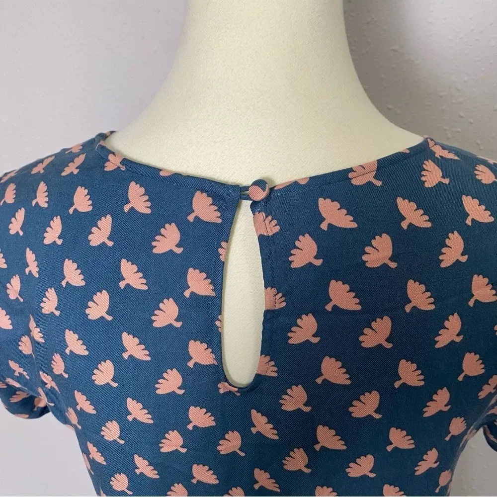 Boden blue peach